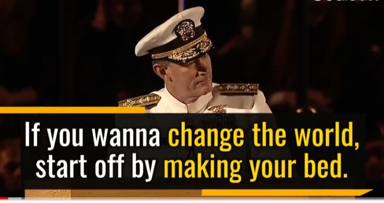 DynastyRSI's tweet photo. “If you want to change (your) world, start out by making your bed.” - Admiral William Mcraven #grit #dailyhabits #usefailure 

https://t.co/16fwlVqDQB https://t.co/jV12h5slKB