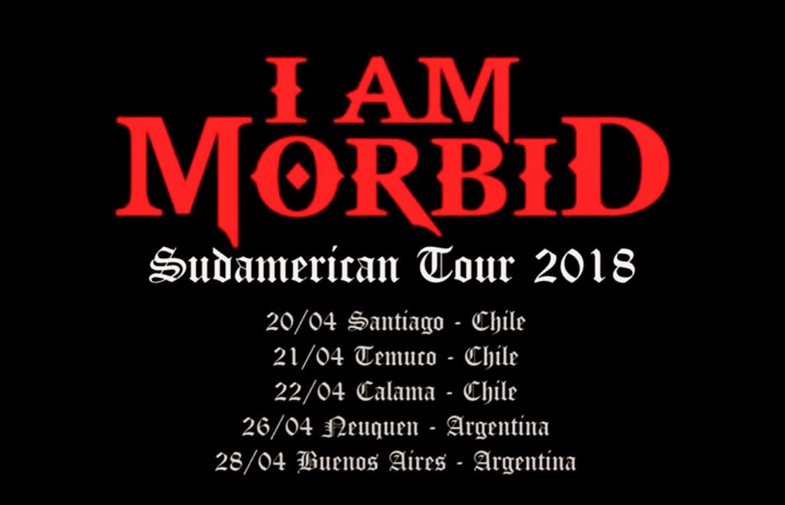 Tonight! <a href="/IAMMORBIDBand/">I AM MORBID</a> at #Calamattack in #Calama, #Chile! <a href="/THE_DVincent/">David Vincent</a> <a href="/billhudsongtr/">Bill Hudson</a> <a href="/irablack/">IRA BLACK</a> #TimYeung #SubAmericanTour <a href="/ChargolaPro/">Chargola Pro.</a> <a href="/chargola/">jorge hurtado</a> #StayMorbid