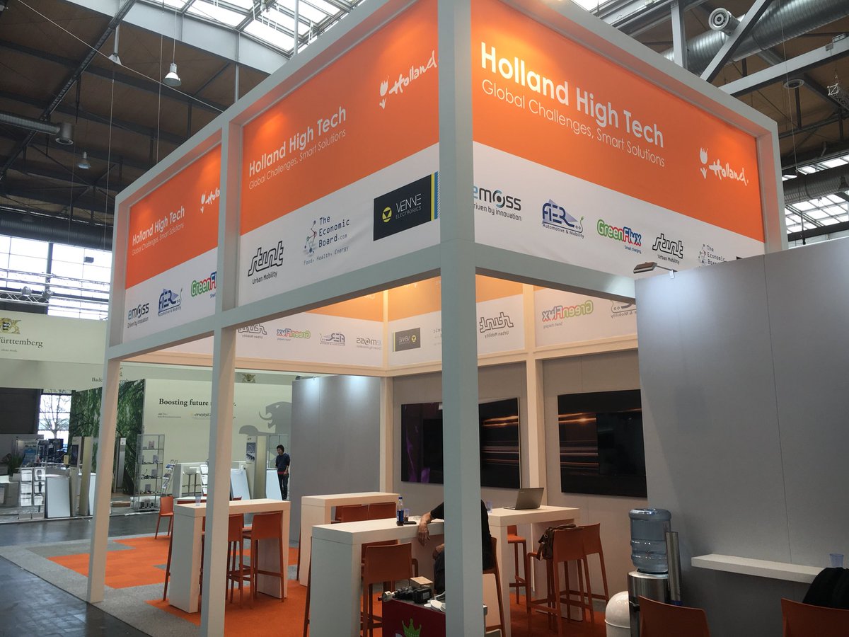 Ons paviljoen in Hal 27 begint er mooi uit te zien <a href="/NLHannoverMesse/">NLHannoverMesse</a> <a href="/HollandHighTech/">Holland High Tech</a>