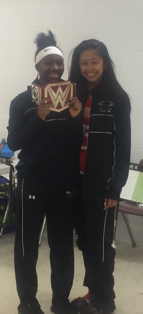 WshsLax's tweet photo. Outstanding team effort in both games yesterday! Jaylen presenting the Wildcat belt to Carizjah. Hard never goes unnoticed! #wildcatbeltwinner #imperfectprogress #CATS πΎβͺοΈπͺπ½π https://t.co/QxFNgh2xDT
