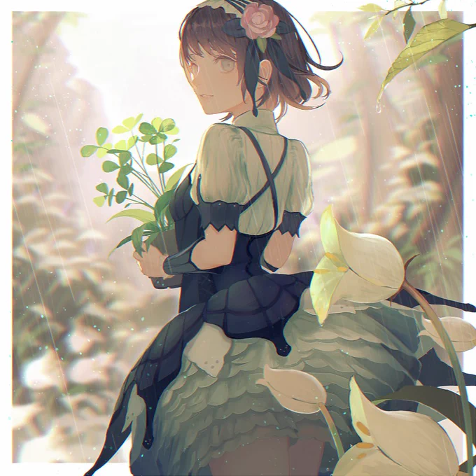 落書き/ モンハンワールド - フラワーシーズン 