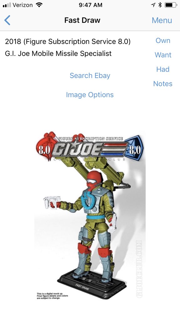 toycollectorapp's tweet photo. #GIJoe series 7 and 8 subscription figures added to #ToyCollectorApp https://t.co/cM7400mfh9 https://t.co/Wv6nAYkJFm