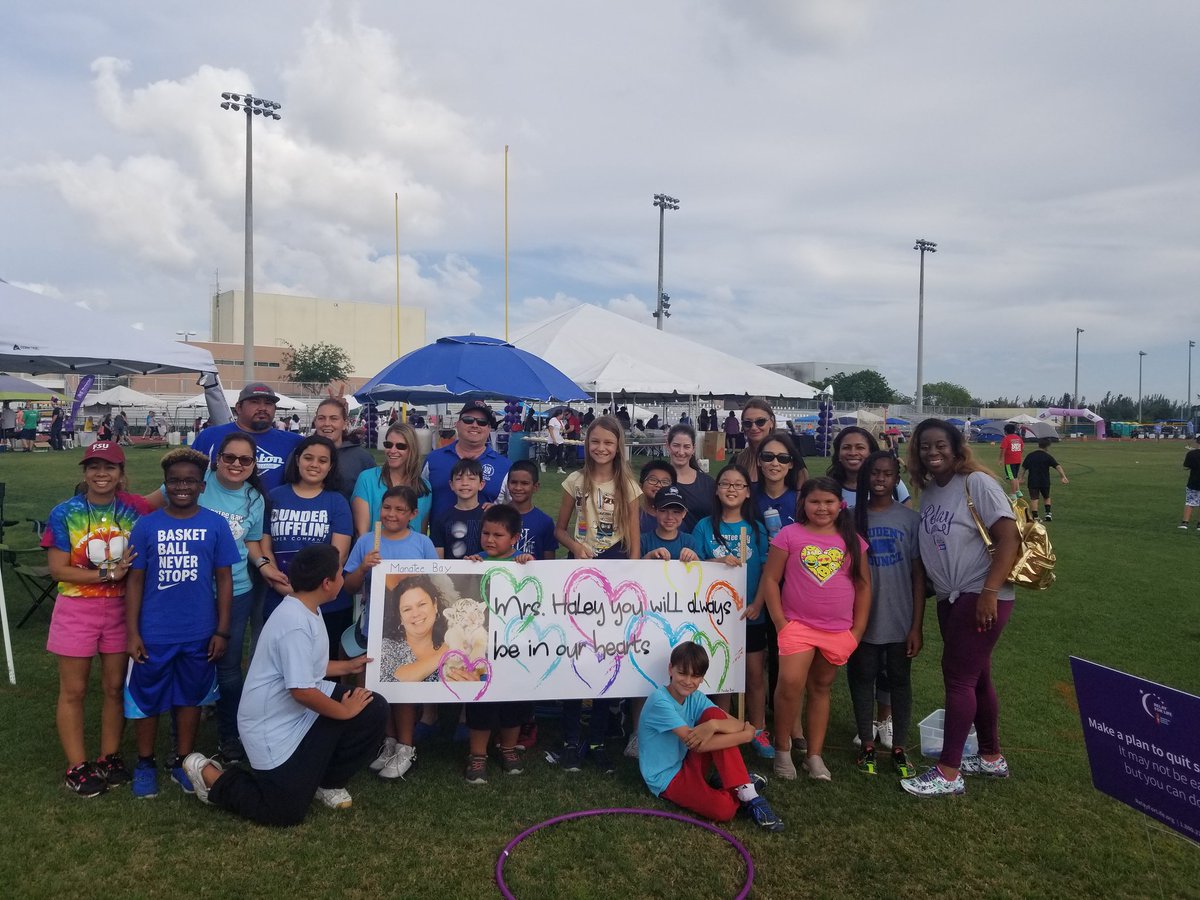 ProfessaDiva954's tweet photo. Thank you to my wonderful parents who supported us for @RelayForLife with their donations honoring #LH. May God bless you all. #TeamMBE https://t.co/s2E1Celxiz