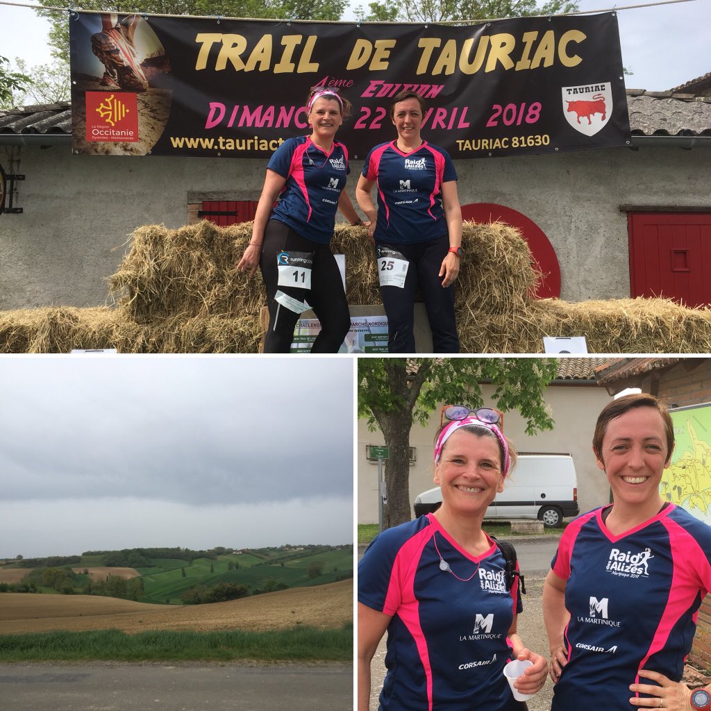 AreYouRaidy's tweet photo. Présentes sur le joli #trail de Tauriac ce matin #raiddesalizes #areyouraidy un bon entrainement au dénivelé https://t.co/KF2n4Dhpvf