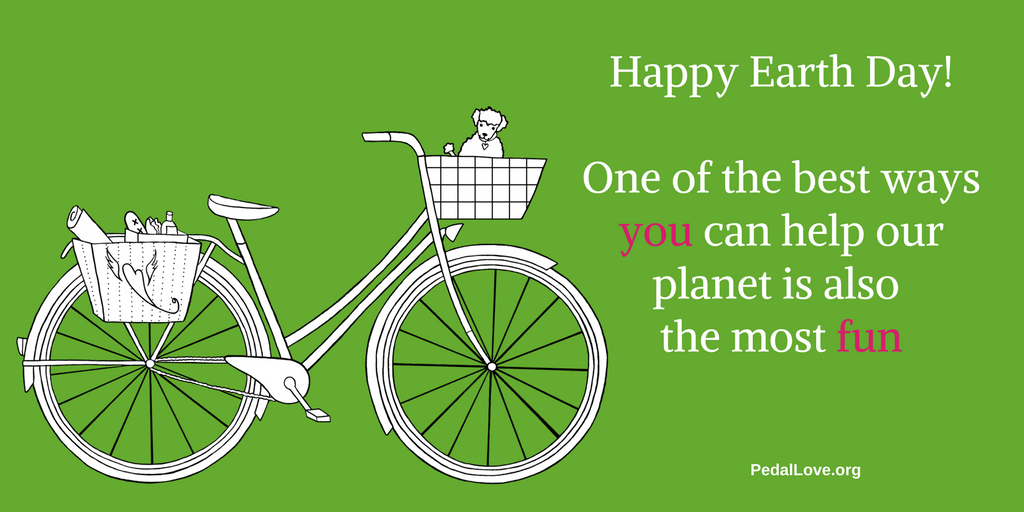 Happy #EarthDay2018 + day 22 of #30daysofbiking - consider yourself an environmentalist? Living car-free, car-light or replacing short car trips creates some of the greatest positive impact #bikes4climate #mindfulmobility
CC: @AndreaLearned <a href="/Boenau/">Andy Boenau</a> <a href="/barbchamberlain/">Barb Chamberlain</a>