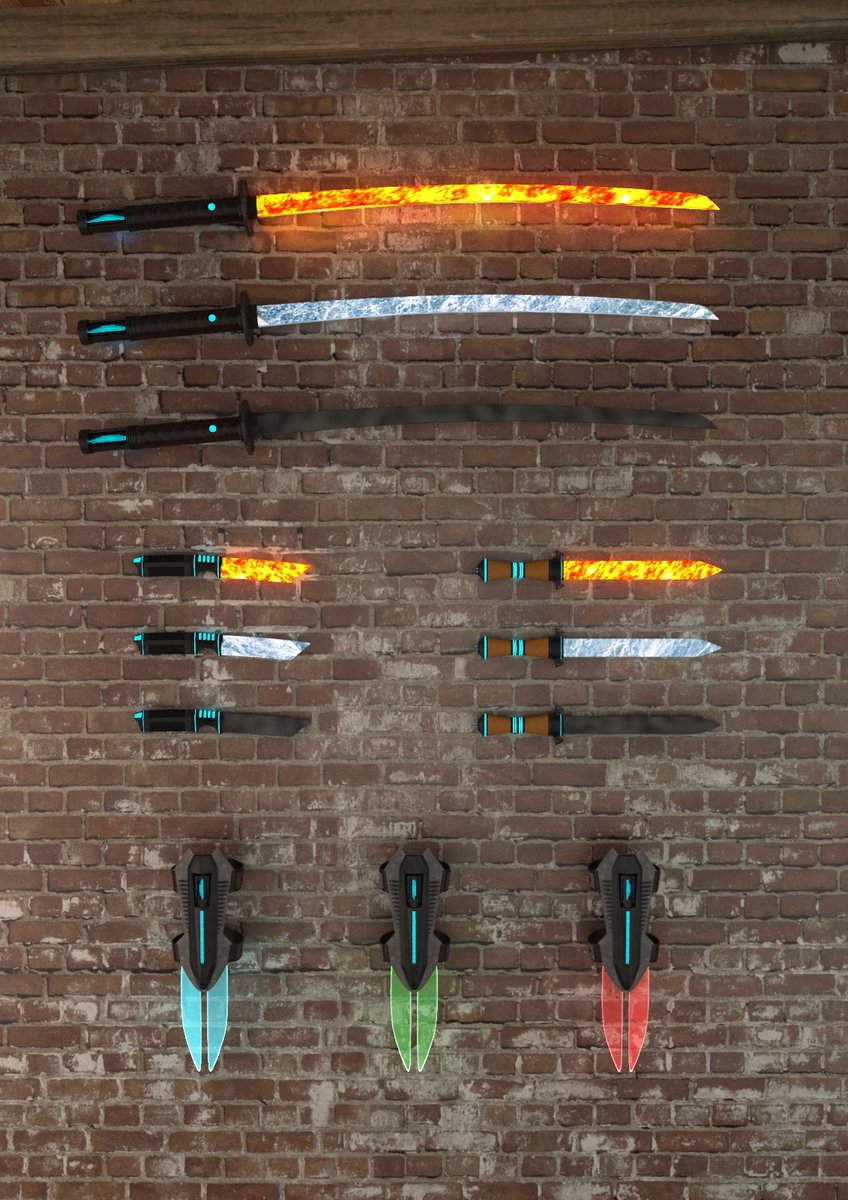 Nemundir's tweet photo. Would you like a weapon that's powered by crystals? https://t.co/C0eG2dpEIX