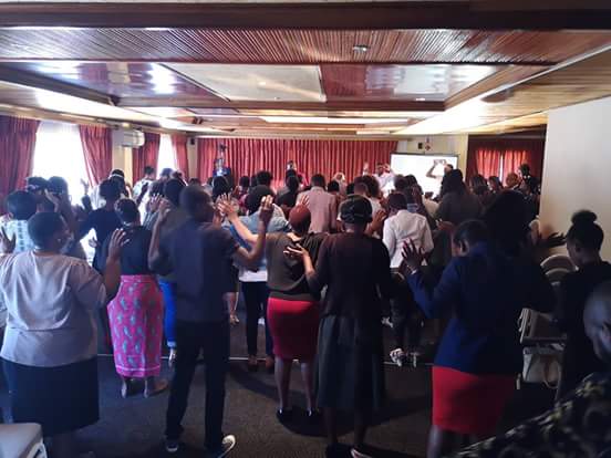 TGNC_Polokwane's tweet photo. SUNDAY SERVICE LIVE UPDATE
In conclusion..
When you partake of this Holy Communion, you are inviting Jesus and therefore there is no space for failure. When they speak a word against you it cannot sand because there is another voice speaking for you.#NewConvenant #SpiritEmbassy https://t.co/fExDHarTLf