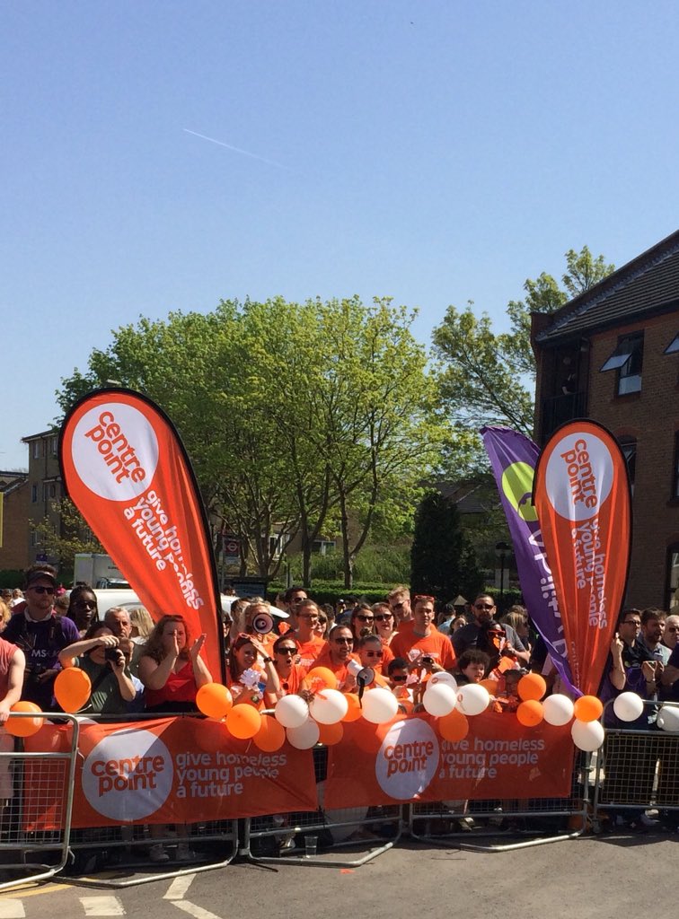 Well done and thank you to everyone who took part in or supported #TeamCentrepoint in the #LondonMarathon today @centrepointuk