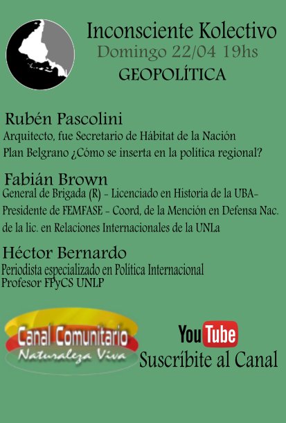 laucha_rt's tweet photo. #BuenDomingo Previa de @VHMok y @eldestapeweb en Canal Comunitario Naturaleza Viva ¿Qué posición ocupamos en este mundo desordenado, cambiante y multipolar? Especialistas de primer nivel nos cuentan.

https://t.co/HJyFNict5U

#ElHechoMaldito Buen programa aprovechamos hashtag :) https://t.co/2HkWP45uEJ