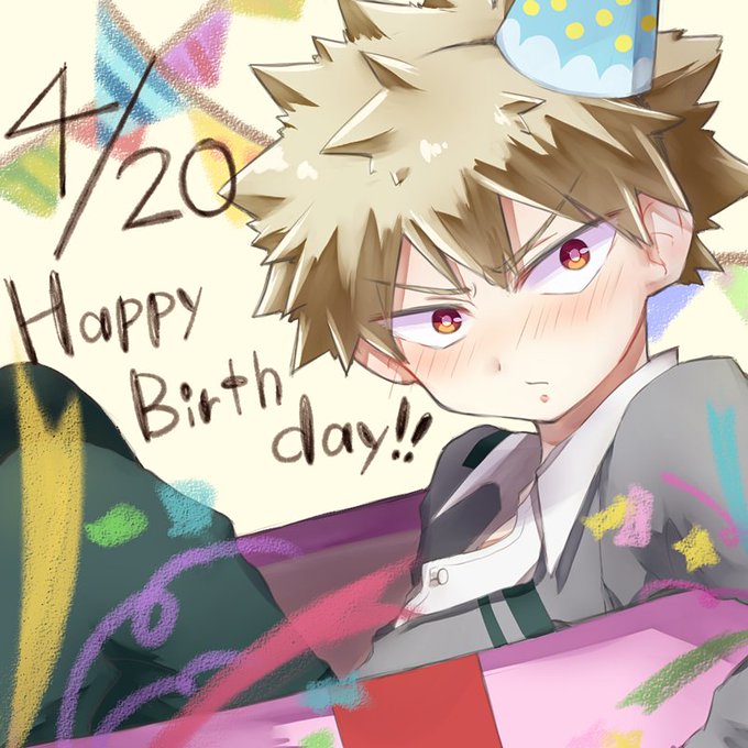 爆豪勝己生誕祭18のtwitterイラスト検索結果