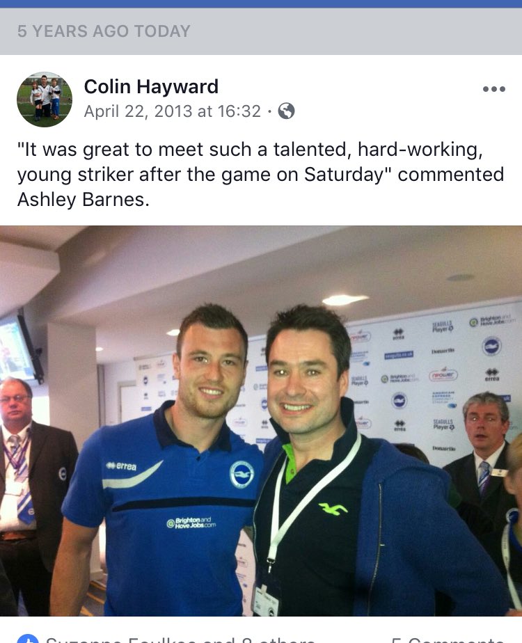 DrCols's tweet photo. 5yrs ago today... and the great man takes us another step closer to Premier League survival #bhafc #hesnotgoodenough https://t.co/X82aHcj4pX
