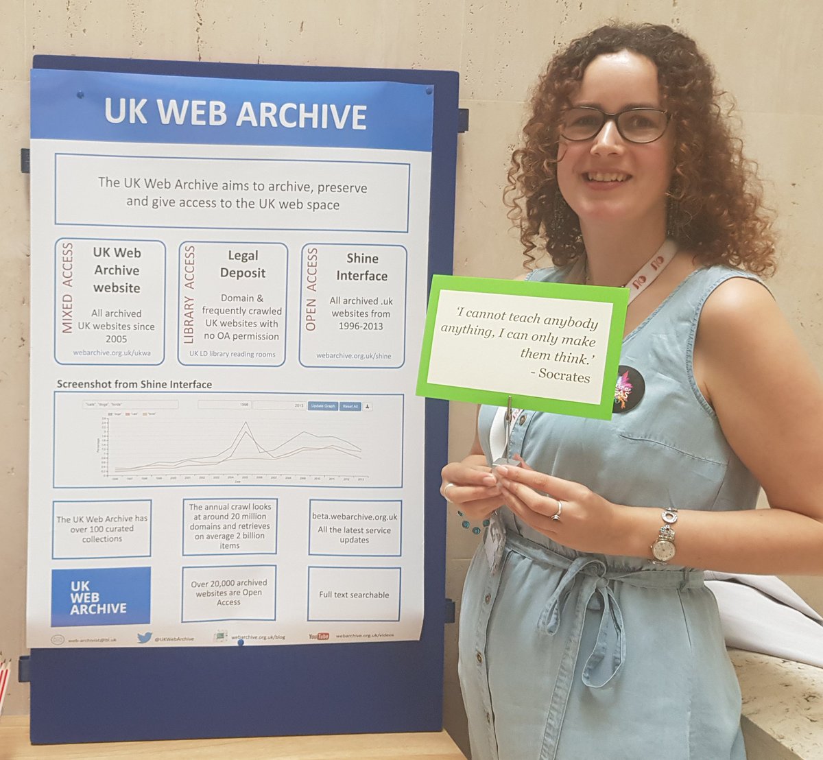 miss_wisdom's tweet photo. .@HBee2015 is talking about @UKWebArchive at #LibraryofIdeas today https://t.co/Kw7FkusftQ