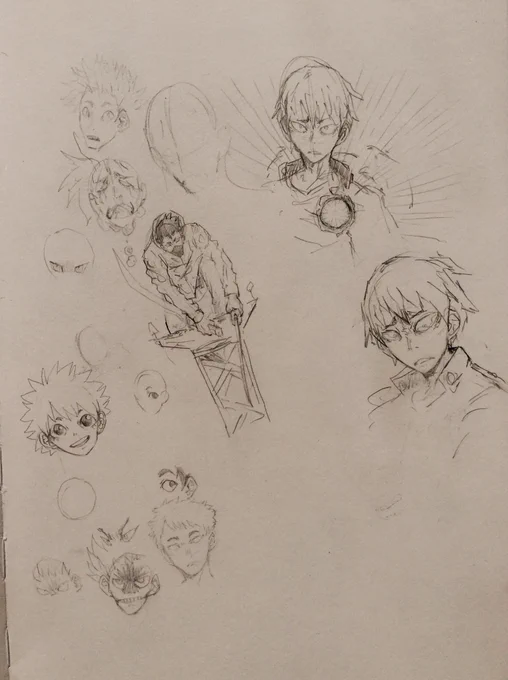 I used notebloc for the first post but I noticed some sketches were barely visible. So we're just gonna do it like this 