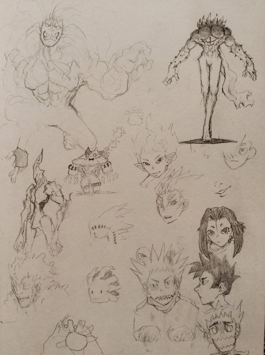 I used notebloc for the first post but I noticed some sketches were barely visible. So we're just gonna do it like this 