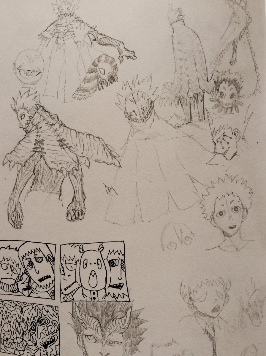 I used notebloc for the first post but I noticed some sketches were barely visible. So we're just gonna do it like this 