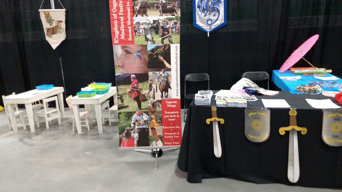 OsgoodeMedFest's tweet photo. All set up and ready to go at @ParentChildExpo! Stop by our booth and say hi! #parentchildexpo https://t.co/Nf1i2hqLhl