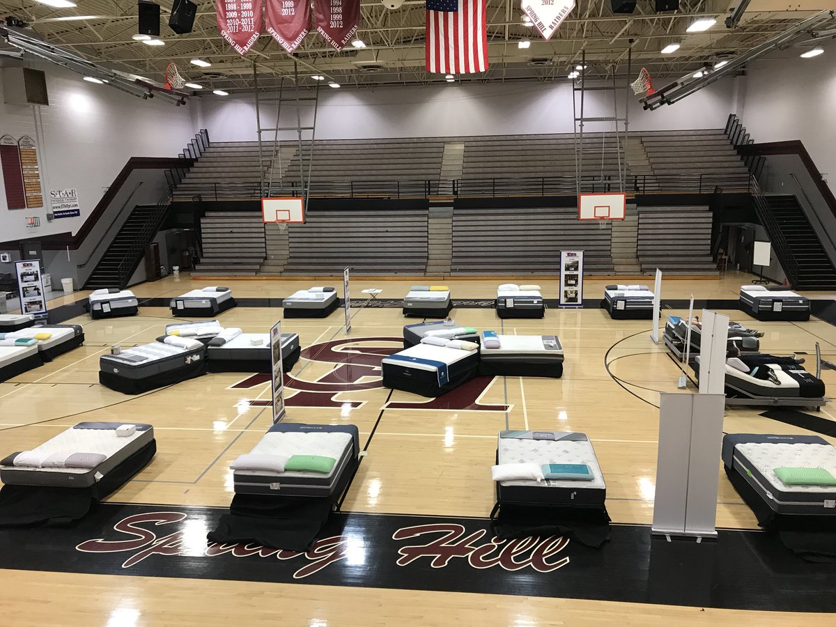 SHRaiderBand's tweet photo. Mattress Sale today!!! Up to 50% off retail, and it supports the SHHS Bands! 10am - 5pm @SpringHillHS1 @Parents4MCPS @springhill @grzybowskic https://t.co/7N5Ffjm6gy