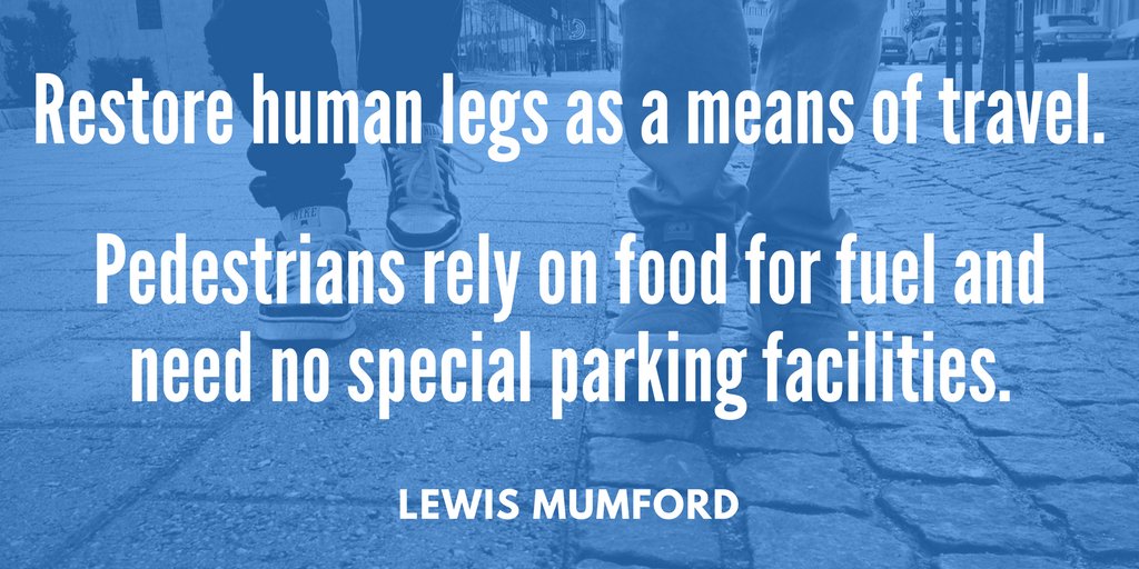 Lewis Mumford's advice is still relevant today. 

#NPC18 #urbanplanning