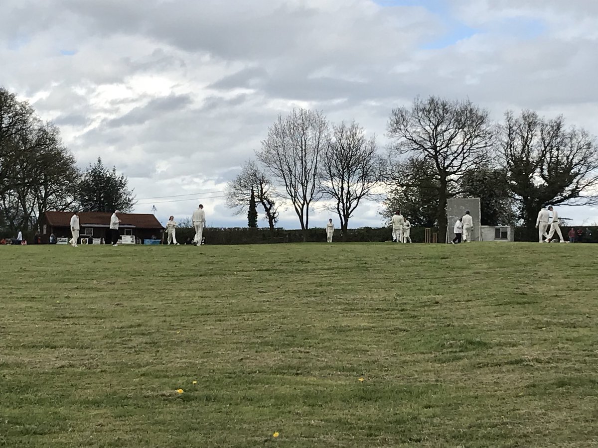 AudleyCC's tweet photo. @AudleyCC v Caverswall cup match - @CaverswallC 88 - 3 Off 26 overs @Hales_CC https://t.co/4FUTPPLLk8