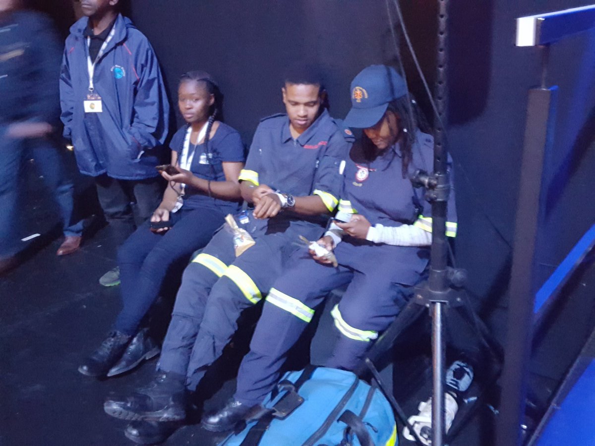 PhilMphela's tweet photo. See? Even on a closed indoor studio set you MUST have medical professional personnel.
This is at #DWTSSA finale shoot where people are just dancing.
Thank you @RapidBlueTV !!
#RIPOdwaShweni #OnSetSafety https://t.co/0YgU0l6RSc