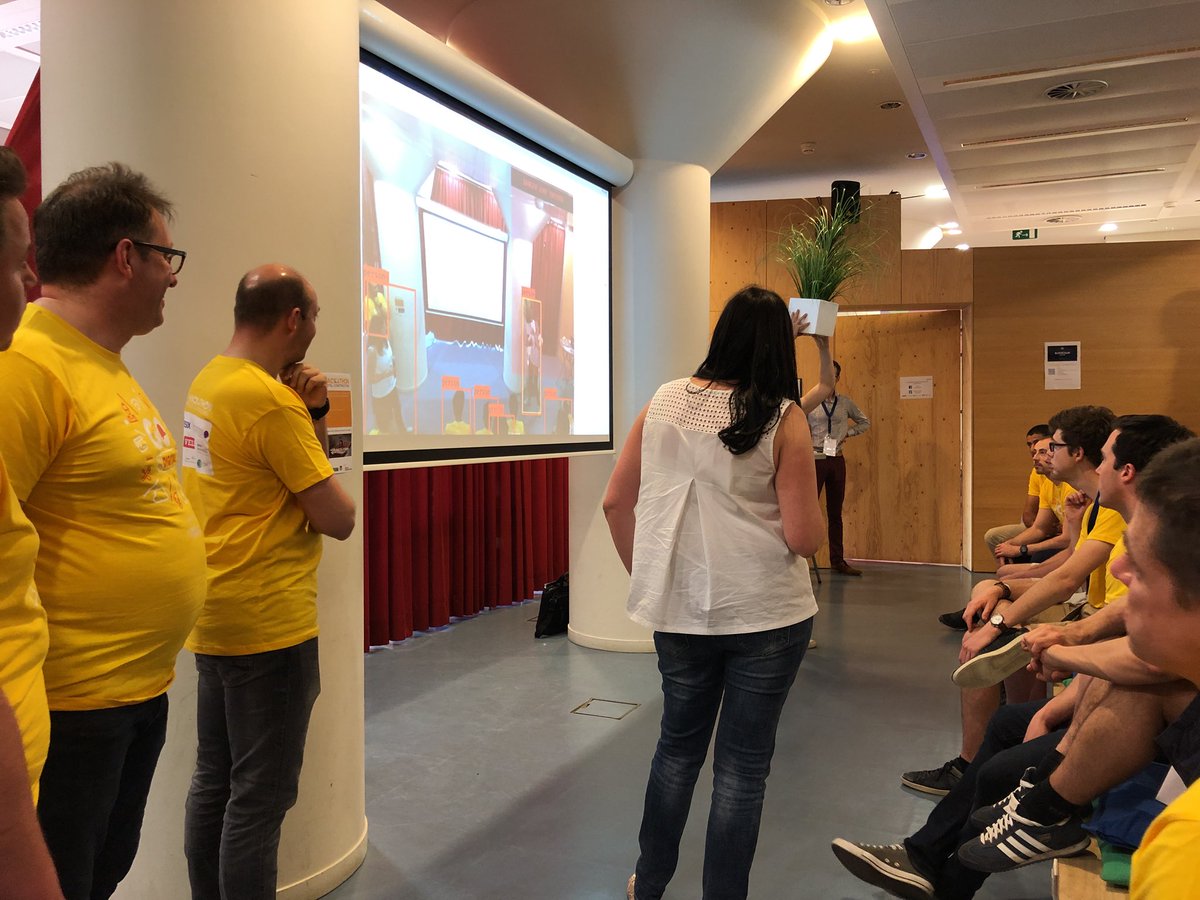 jcvanderhaegen's tweet photo. SAM safety Assistant Manager in the building industry. The system can automatically check if builders are in danger zones. #HackathonDC https://t.co/mD6TyZr8tI