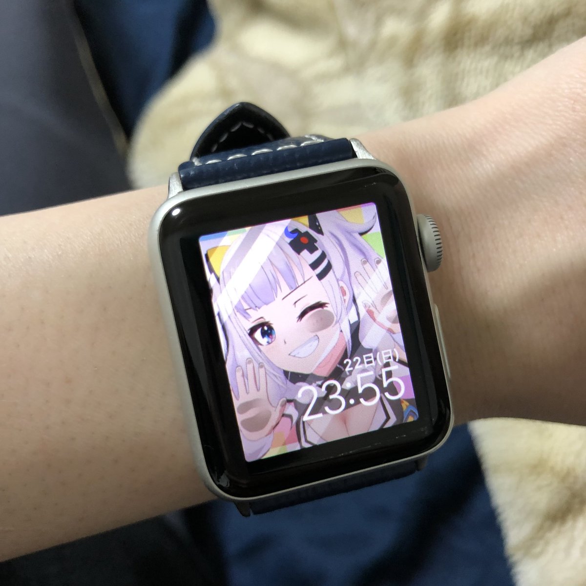 ﾓﾓｶｯｽ 輝夜月 ちゃんのかわいい壁紙をapple Watchの文字盤に設定して見た かわいい