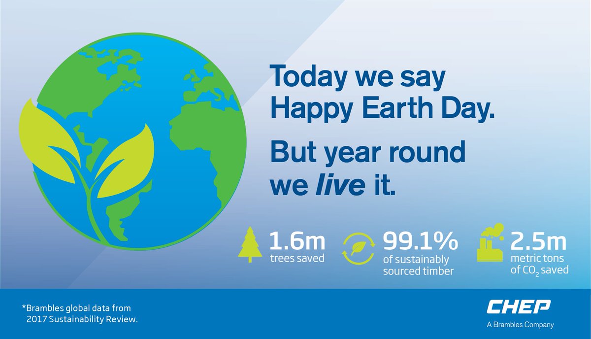 CHEPna's tweet photo. #EarthDay is a big deal to us, and our business. That's why we've taken the necessary steps in 2018 and beyond to make our operations as #sustainable as possible, and respect the Earth through actions, not just words. Happy #EarthDay!

Learn more at https://t.co/osb39lVnyg https://t.co/Y1LMxyC0il