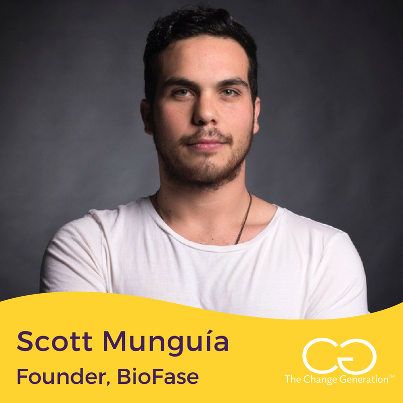 ChangeGenSeries's tweet photo. #ChangeLeader Scott Munguía's bioplastics company Biofase is the largest in #Mexico and leads production of biodegradable #plastic in Latin America, exporting to +11 countries: https://t.co/G1SqiRIoC4
#EarthDay2018 #sdg12 #SGDs #ChangeGen @EarthDayCanada @EarthDayNetwork https://t.co/Ti9zDxf1tz
