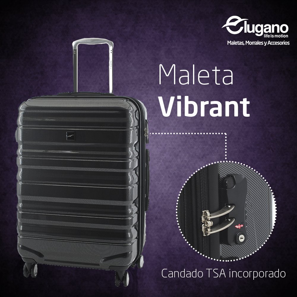 LuganoColombia's tweet photo. ¡Sabemos que lo que necesitas es viajar ligero y seguro! Nuestra maleta Vibrant será tu mejor aliada, muy versátil y moderna además de poseer un candado TSA incorporado entra ya a: https://t.co/8wxEtBeIml y realiza tu pedido en línea https://t.co/UFdSmH2BP6