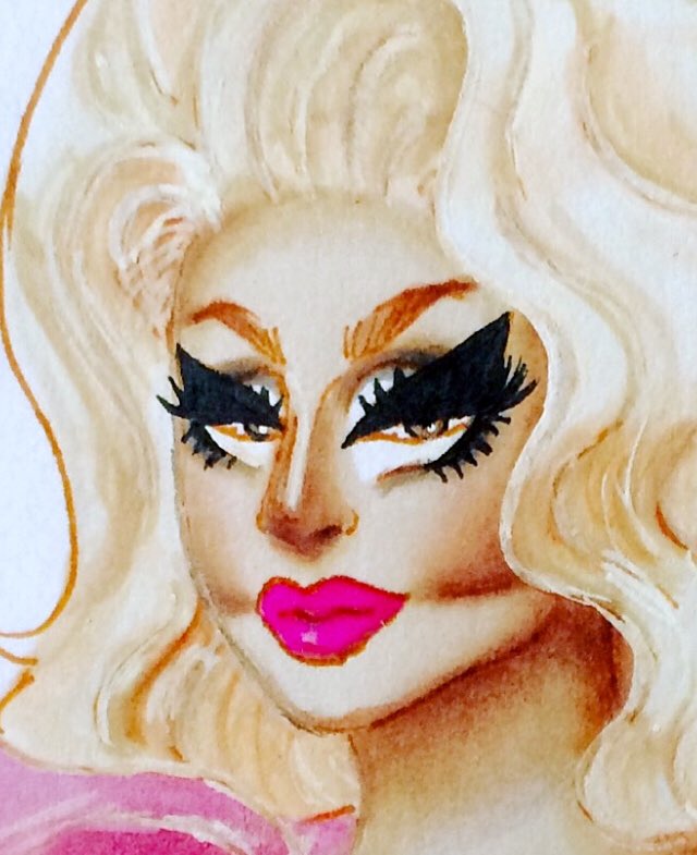 Mona Lisa Trixie. Might just be my best idea ever. <a href="/trixiemattel/">Trixie Mattel™</a>