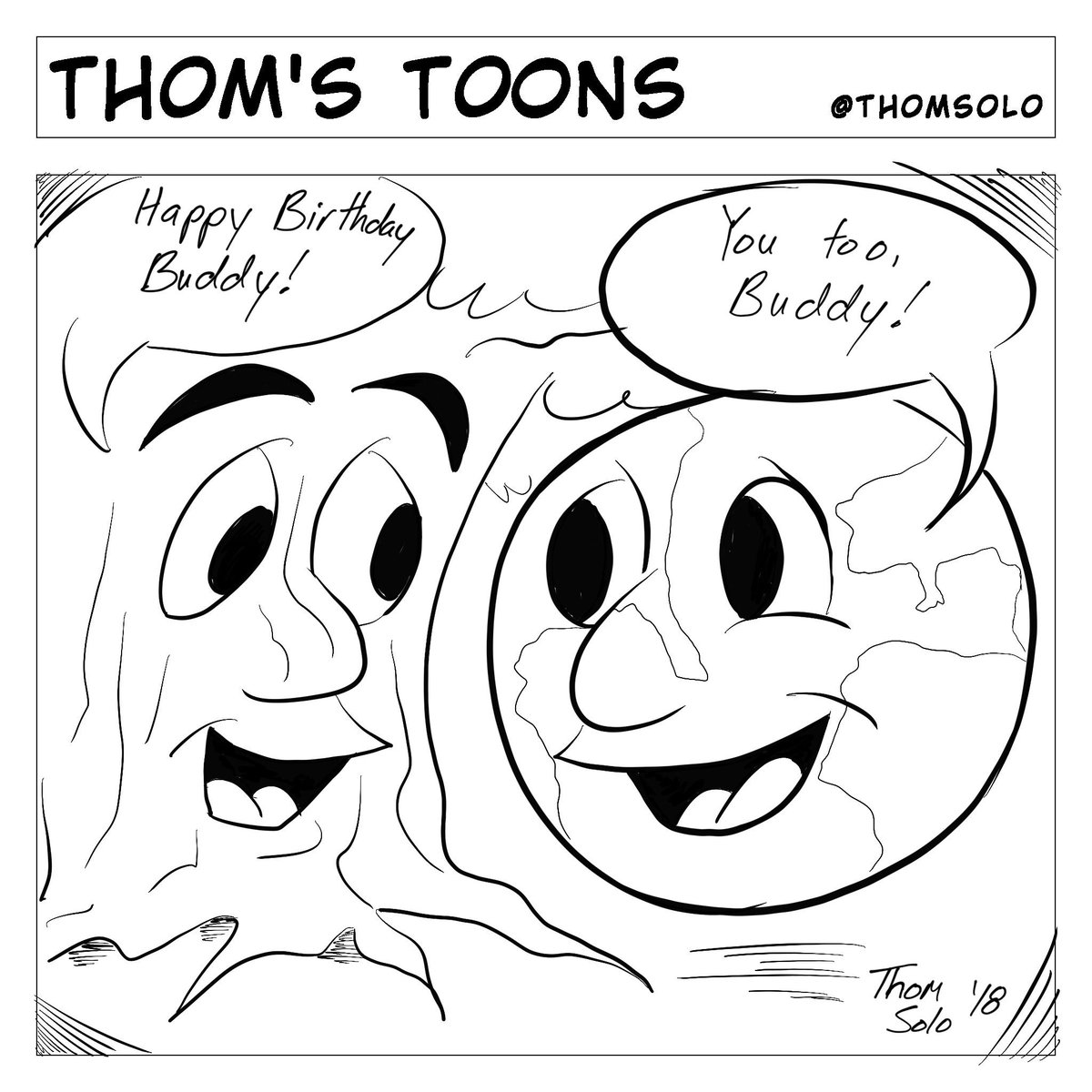 thomsolo's tweet photo. Happy #earthday and Happy 20tg #anniversary #animalkingdom! #thomstoons #disneyworld #disneyparks #disney #recycle #reuse #artistsoninstagram #comicstrip #makingcomics https://t.co/iGR0YUvrX9