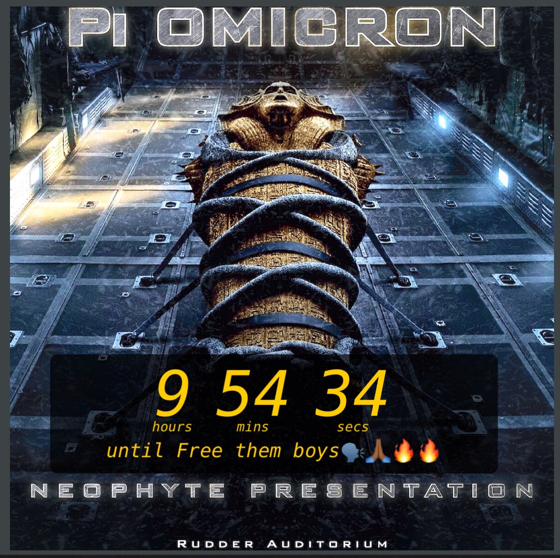 KC_andjojo's tweet photo. We are less than 10hrs away!!! Come see the boys be freed tonight! #FreePiO #NMF https://t.co/eW1KeY6tkc