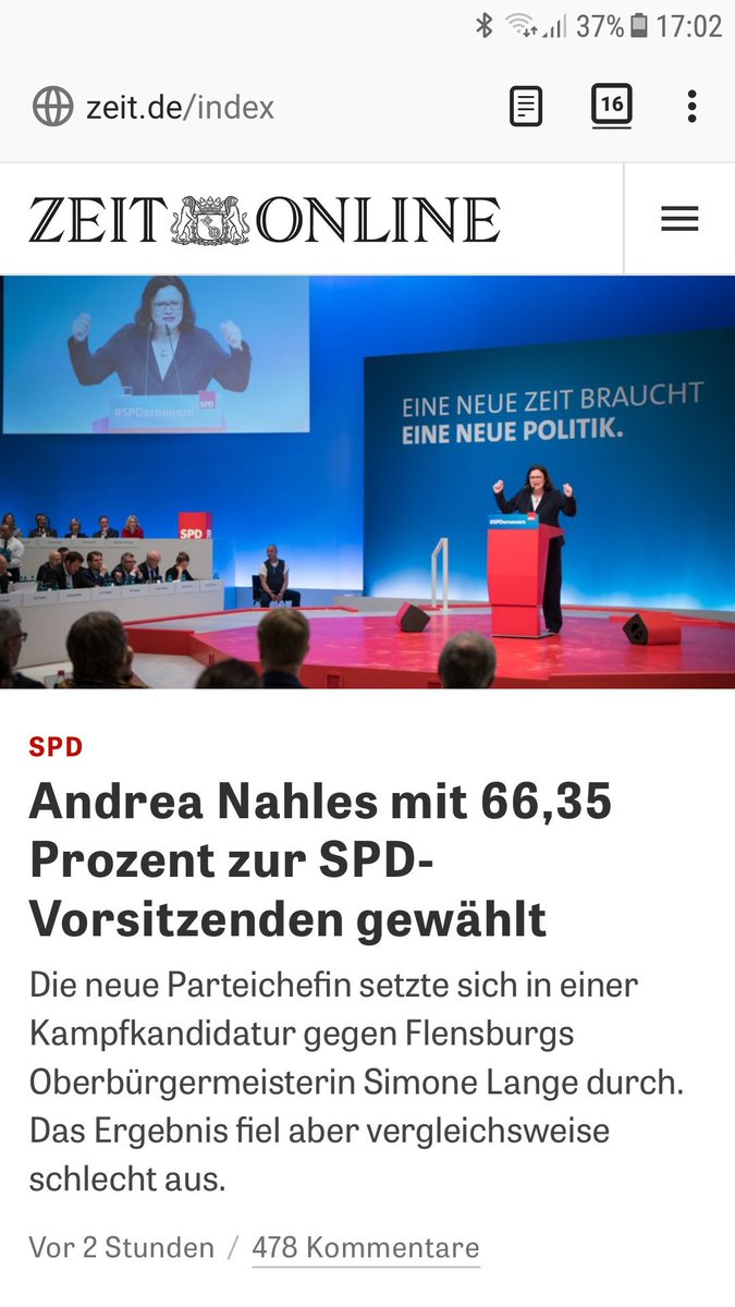 corpodelledonne's tweet photo. #AndreaNahles ha vinto.Guiderà #Spd  La#Germania  è al 12 posto #gendergap mentre l'#Italia al 82. La % #occupazione #donne tedesche è 71% e la nostra 48.8%. Scrivo sapendo che ciò che scrivo non importa quasi a nessuno. Ma so che  sono nel giusto e denuncio queste iniquità. https://t.co/mqfzbGC7Vr