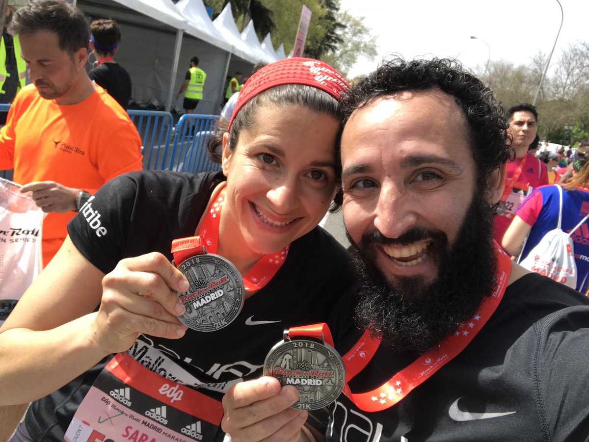 Flash mani y flash papi ha realizado su reto!! La Maraton Rock’n Roll Madrid!!!