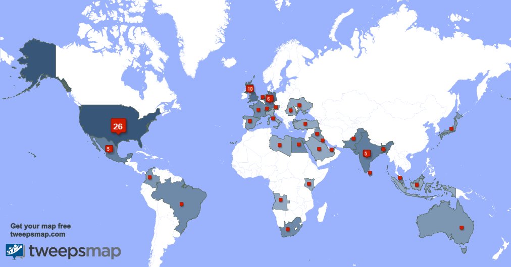 I have 5 new followers from Malaysia, and more last week. See tweepsmap.com/!stephmax1004