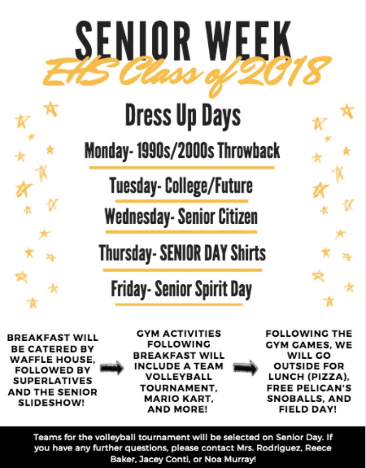 EHS Class of 2018 tweet media