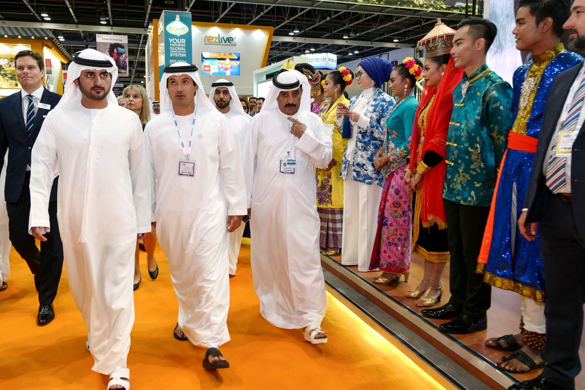 DXBMediaOffice's tweet photo. مكتوم بن محمد بن راشد نائب حاكم دبي يفتتح معرض وسوق السفر العربي"الملتقى  2018" الذي يستضيفه مركز #دبي التجاري العالمي على مدى أربعة أيام  https://t.co/v1p9xB1z4y https://t.co/ATqRlTFUAl