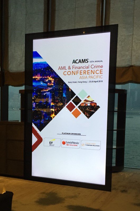 acams_aml's tweet photo. We are ready to the ACAMS 10th Annual AML & Financial Crime Conference – Asia Pacific! See you tomorrow! #AML #ACAMSAsia #HongKong https://t.co/UUoSV7IM1R