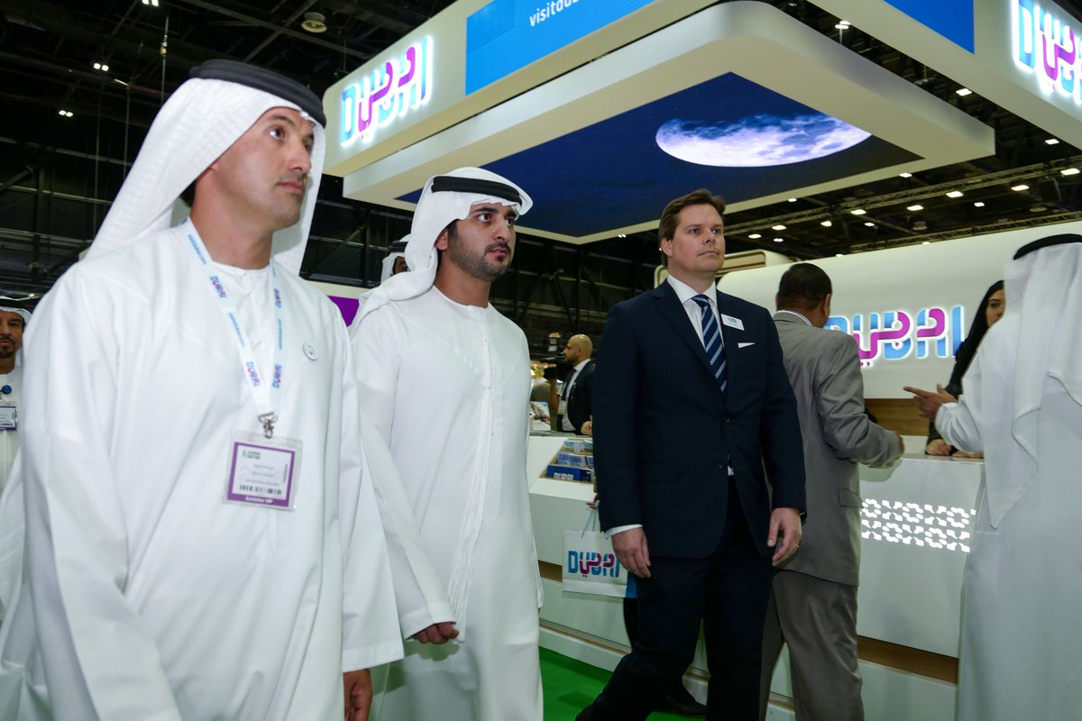 DXBMediaOffice's tweet photo. مكتوم بن محمد بن راشد نائب حاكم دبي يفتتح معرض وسوق السفر العربي"الملتقى  2018" الذي يستضيفه مركز #دبي التجاري العالمي على مدى أربعة أيام  https://t.co/v1p9xB1z4y https://t.co/ATqRlTFUAl