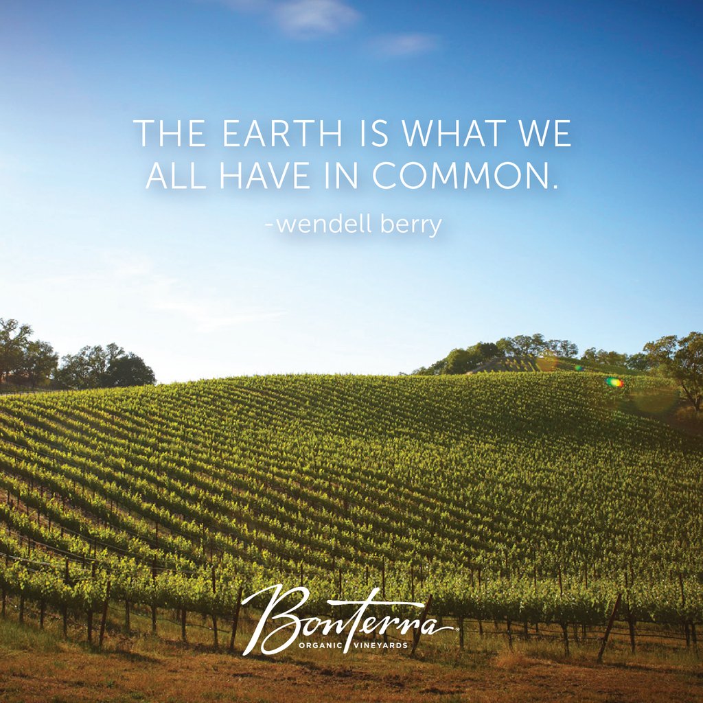 It's #EarthDay! Bonterra means good soil, and we are especially appreciative of all the beauty and life our planet sustains. Let's take care of her!
#bonterra #organicfarming