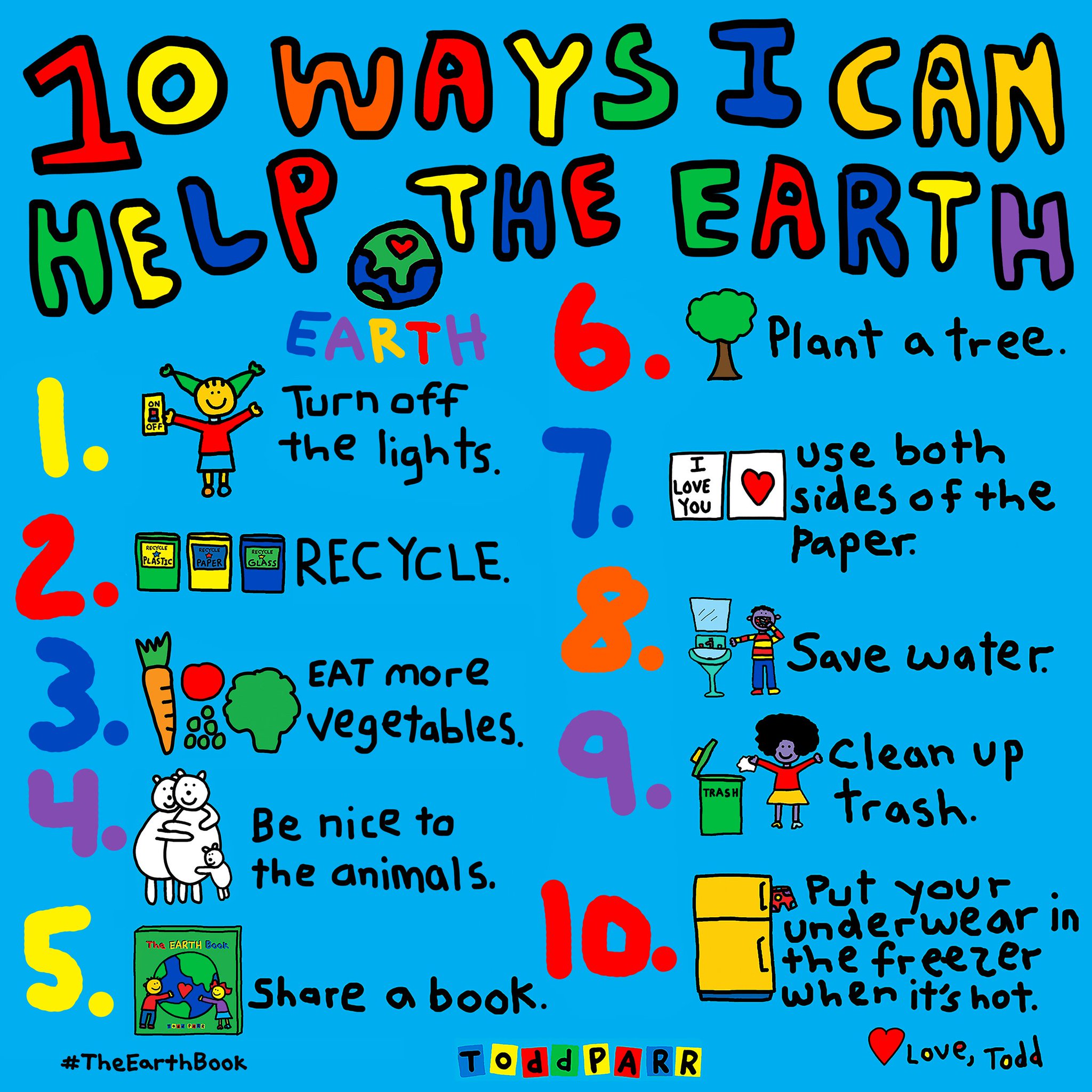 Todd Parr on Twitter: "Happy #EarthDay ! 🌏 Here are some ...