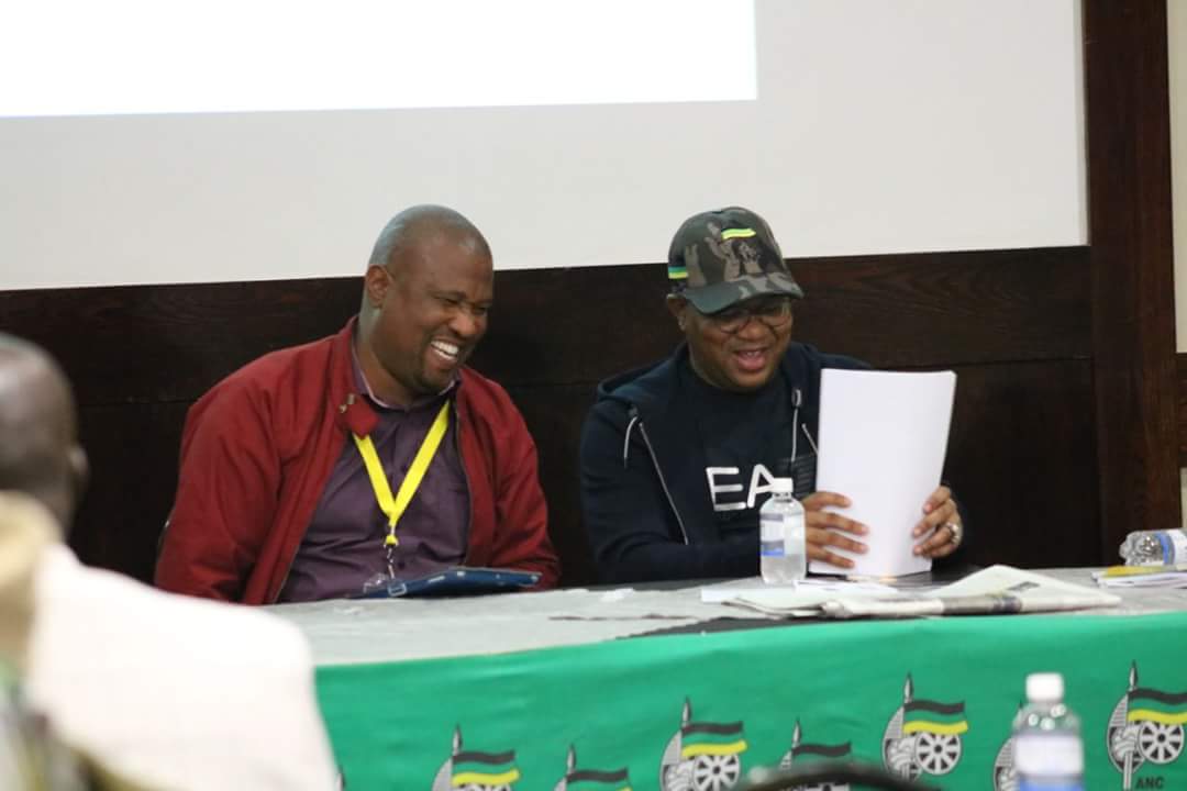 ANCECape's tweet photo. @MyANC The ANC Head of Elections Cde @MbalulaFikile addressing the first day of the ANC EC Provincia Election Strategy Workshop currently held of Osner Hotel in East London in.the Eastern Cape. @Stellarated https://t.co/UKuh22xFEt