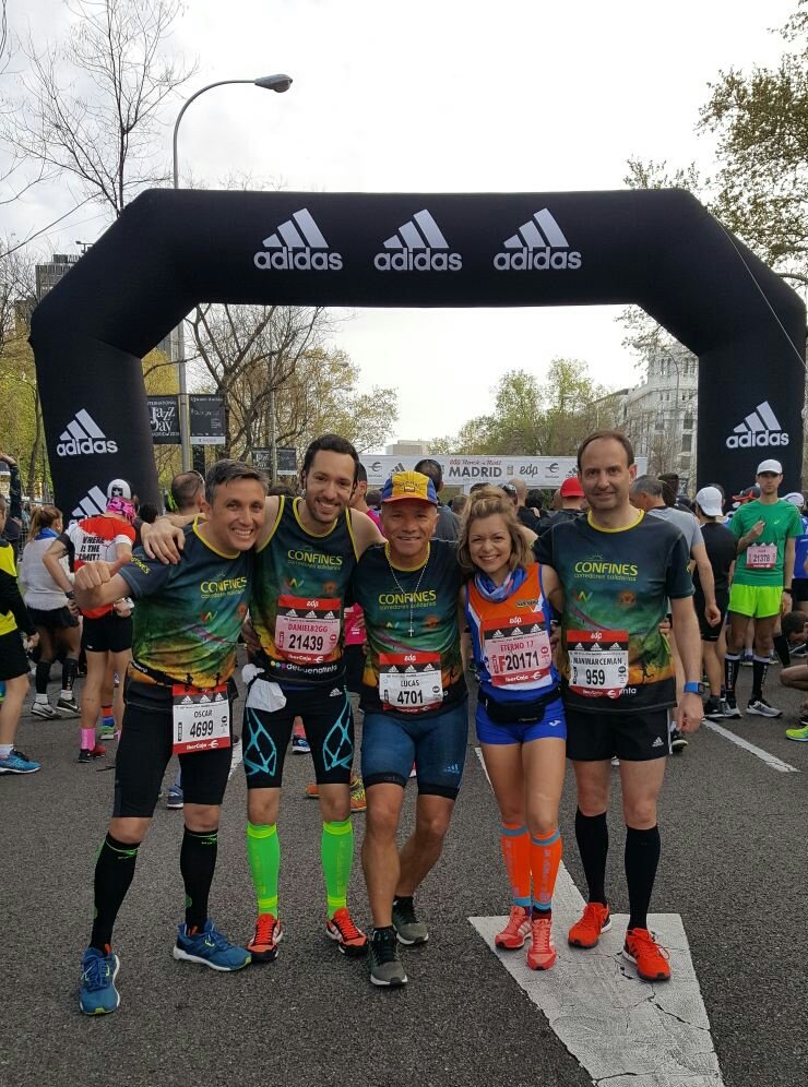 clubconfines's tweet photo. <<MADRID ES NUESTRA>>
Nuestros #CorredoresSolidarios lo han dado todo y más para conseguir sus objetivos en la @RNRmadmaraton
¡MILLONES DE GRACIAS POR HACER GRANDE CONFINES! ¡MUY, MUY ORGULLOSOS!
#ClubConfines #Running #Solidaridad #Run #AsiSomos #EdpRNRMadrid #SublimeTeam https://t.co/NAVi7GmBKj