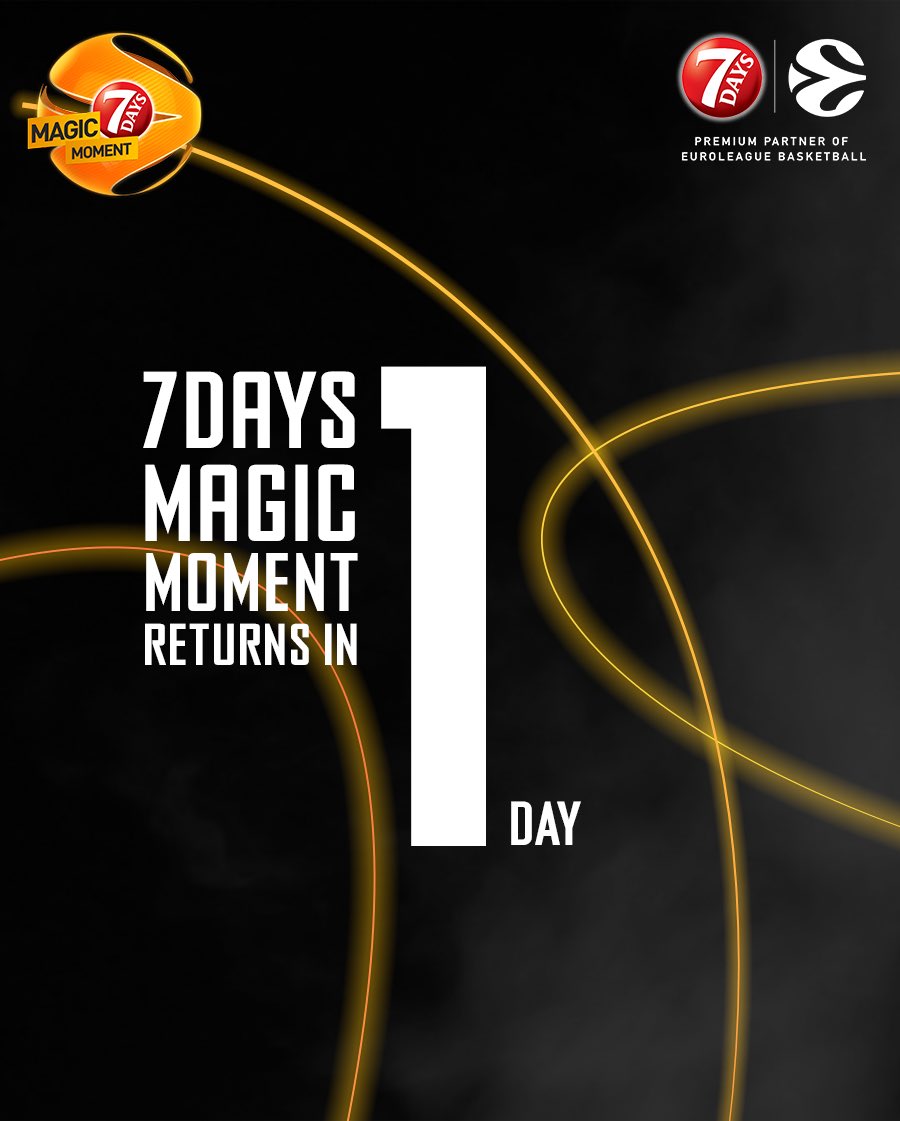 7DAYS Magic Moment contest is back in 1 day. Stay tuned! #7DAYSMagicMoment
