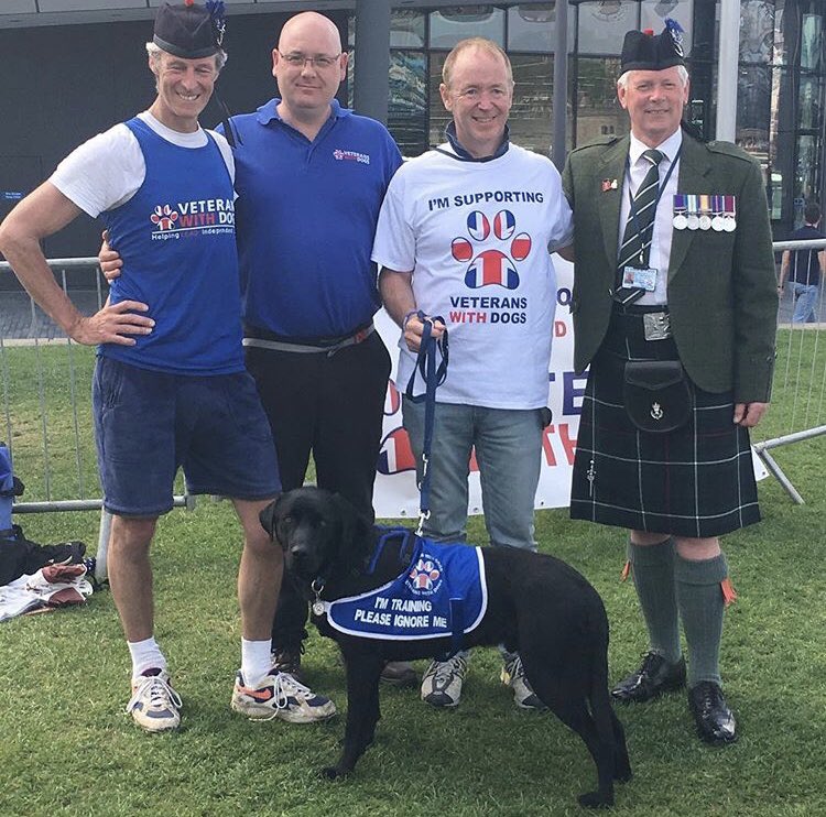 HUGE CONGRATS! 👏🏼👏🏼👏🏼 Giles Nevill completed rowing the <a href="/LondonMarathon/">TCS London Marathon</a> for @VWDogs! Please support this incredible achievement &amp; cause 👉🏼 veteranswithdogs.org.uk #londonmarathon #veteranswithdogs #pottersfieldspark #atlondonbridge