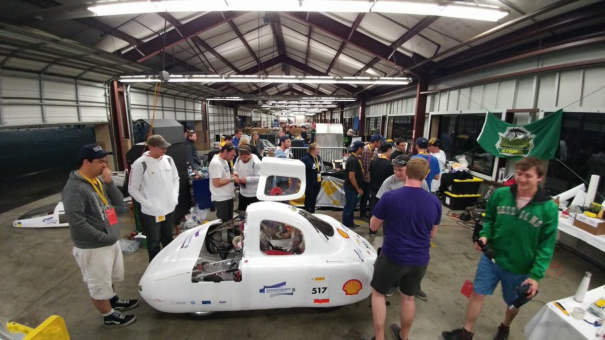 #saskpolytech is currently sitting in 3rd place for the Urban Concept car and 6th for the Prototype, top Canadian teams in each category! #shellecomarathon #ecocar #sonomaraceway 🙌 <a href="/shell_ecomar/">Shell Eco-marathon</a>