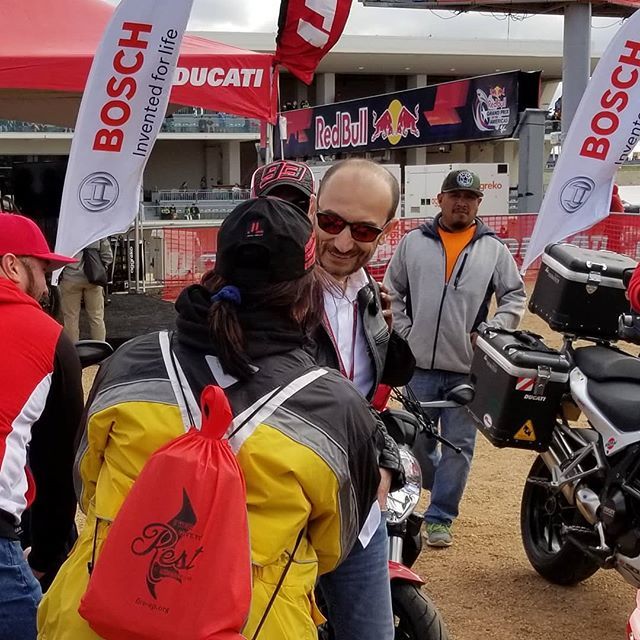 tmagicline's tweet photo. Meet some famous Ducatisti. CEO of Ducati Claudio Domenicali. https://t.co/bC7ytd6Nrp