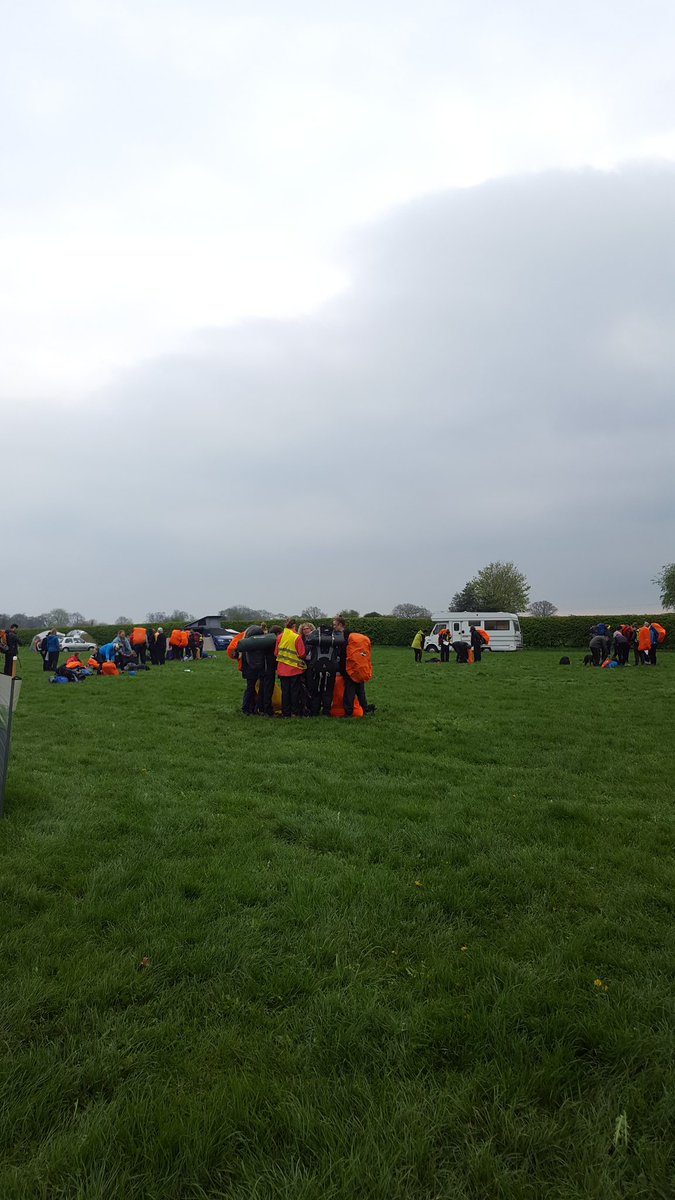 SandHighDofE's tweet image. The camp is down and we're setting off on day 2 #cloudyskies #rainahead?