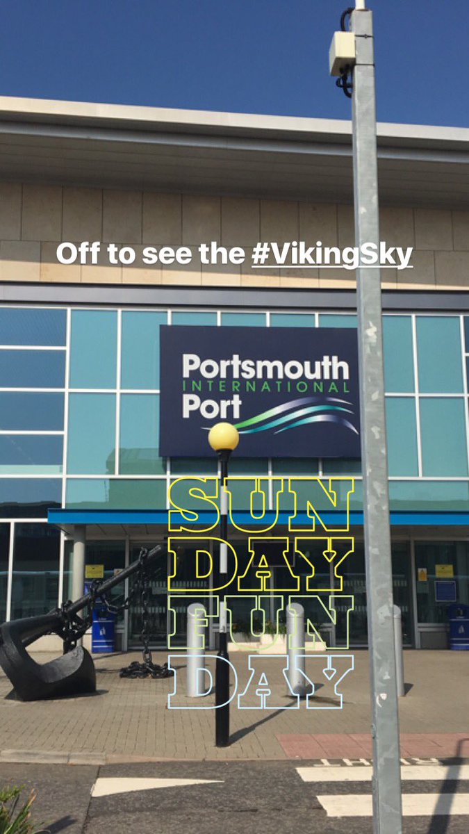ShehnazinLondon's tweet photo. Wonderful half day holiday on the #VikingSky @VikingCruisesUK today in warm and sunny Portsmouth with @doyoucruise @greytravels and @dottedUK #dowehavetoleave https://t.co/Ho0uL39mG3