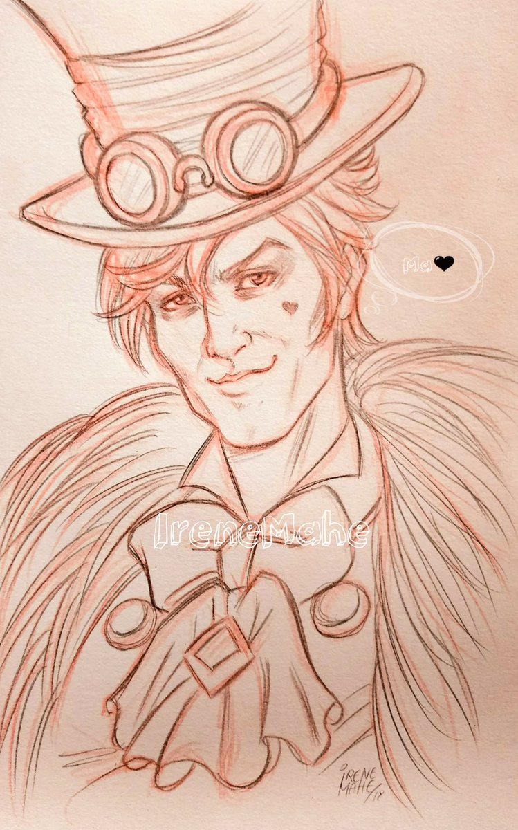 irene_mahe's tweet photo. Poca gente se acordará de este... Muchacho tan simpático #fable #fable3 #reaver #stephenfry #fablereaver #devil #steampunk #videogames #art #illustration #drawing #draw #artist #sketch #pencil #artsy #instaart #instaartist @ApoyaAlArtista @TheArtBond @dibujando @ConoceArtistas https://t.co/XmrShnY3a6